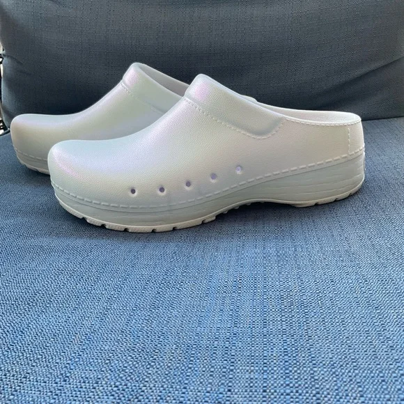 Dansko White and Purple Mules - Picture 5 of 5